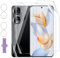 Lutree Protection écran pour Honor 90 5G, 2+2+2 Pièces TPU Protecteurs d'écran+ Flexible Retour Film+ Verre Trempé Caméra Arrière Protecteur, HD Anti-Empreintes Anti-Rayures Protection écran