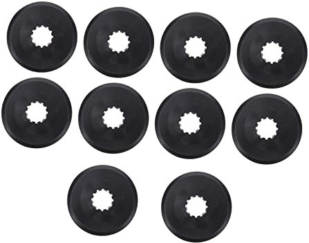 Happyyami 10pcs Flywheel Guard Bike Flywheel Protection Cover Tooth Disc Cycling Accessories for Outdoor Riding