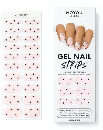 Gel Nail Strip - Rebel Heart