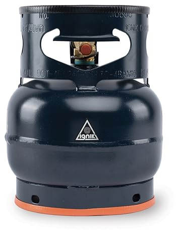 Ignik Réservoir de propane rechargeable pour gaz Growler 1,7 kg – Bleu