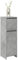 Xichuzi Armario de baño Madera contrachapada Gris 30x30x95 cm, Muebles para Baño, Armario Baño, Mueble Baño Auxiliar, Columna Baño, Auxiliares para Baños - 856060
