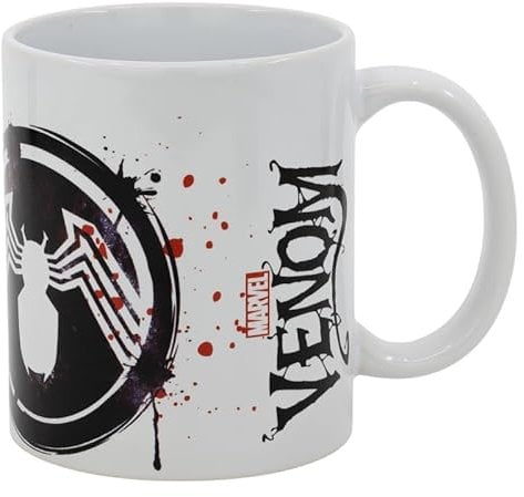 Venom Iconic TV Cartoon Characters Coffee Cups Ceramic Mug 11oz in Gift Box Christmas, Birthday, Perfect (Venom)