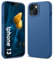Filoto Liquid Silicone Case for iPhone 13 & iPhone 14 (6.1 inch) - Ultra Thin Full Body Protective Case, 4-Layer Shockproof Structure, Soft Scratch Resistant Microfiber Lining, Dark blue