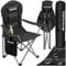 TecTake® Chaise Pliante Camping Fauteuil Pliable Ultra léger Rembourrage en Mousse avec Porte Gobelet & Sac de Transport, idéal Chaise Camping Voyages, Pêche, Festival, Plage