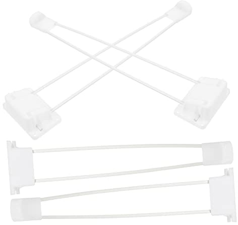 SEWACC Pieds De Table Pliables en Métal Robuste 35 Cm Ensemble De en Épingle à Cheveux pour Meubles pour Camping Et Bricolage