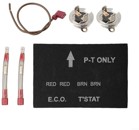 Conjunto de termostato de calentador de agua, 93866 91447 Kit de corte térmico para calentador de agua con montaje de termostato Cable de conexión de cobre