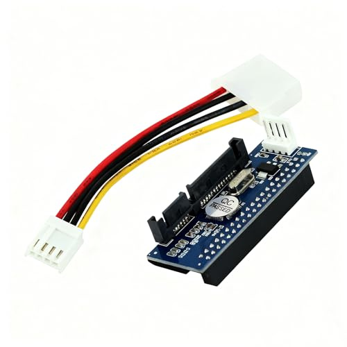 GERUI Convertitore da IDE a SATA, adattatore da PATA a SATA, compatibile con 39 pin IDE HDDsIDE/PATA 39 pin a SATA femmina convertitore adattatore