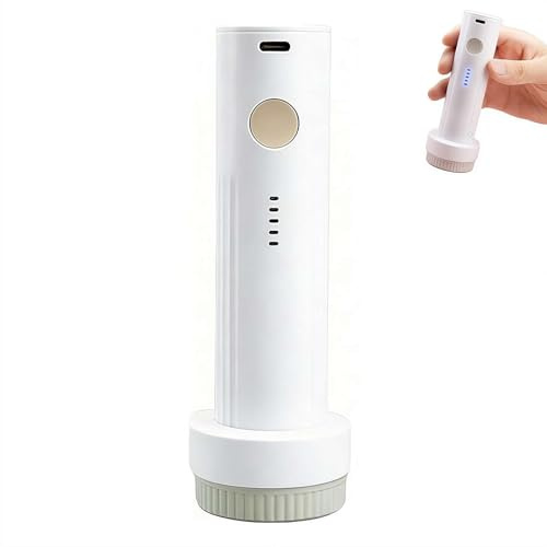 Cordless Electric Vacuum Pump - 1500mAh Portable Travel Air Pump for Vacuum Storage Bags, 25W High-Power Suction, USB-C Rechargeable, Compact Handheld for Clothes Bedding (Storage Bags NOT Included)