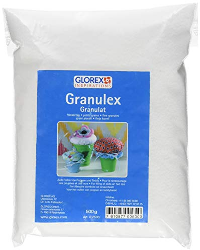 GLOREX Granulex fein 500g, Weiß, 14 x 14 x 5.5 cm, 16-Einheiten