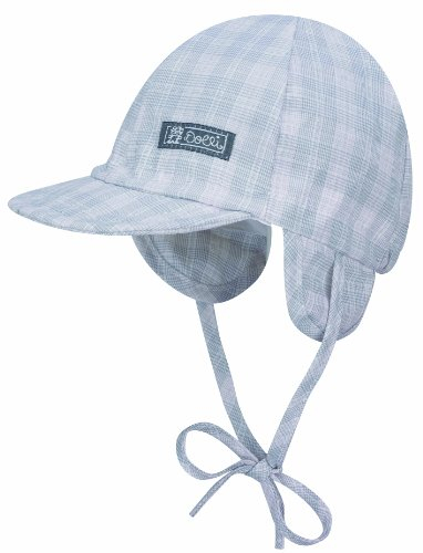 Döll Baby - Jungen Mützchen, kariert 152915811, Gr. 45, Grau (1860)