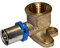 EasyPRESS Pressfitting Wandscheibe DVGW für Mehrschichtverbundrohr u. PE-RT (Pressprofil: TH - Kontur) in (Wandscheibe 52mm 16 x 1/2)