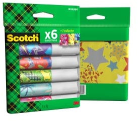 Scotch Colla stick permanenteda 8 g, 6 stick + 1 scatola in latta da collezione/confezione