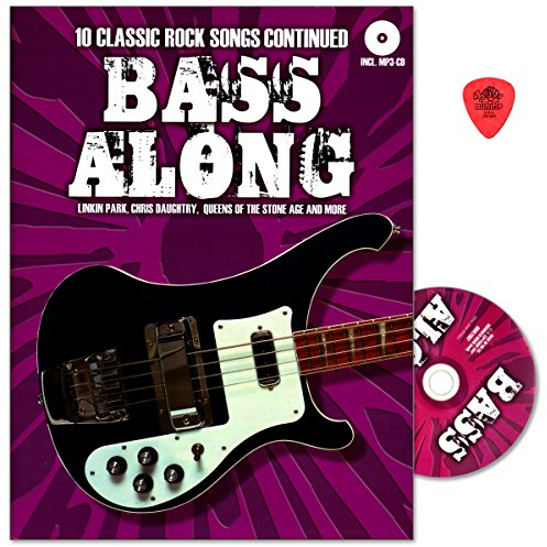 Bass Along VIII - 10 Classic Rock Songs Continued: Songs stammen unter anderem von Linkin Park, Chris Daughtry oder Queens Of The Stone Age - Singbook mit CD und Dunlop Plek - BOE7867 9783865439697