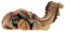 Liegender Kamel 10cm Grödnertal Holz Mod. Original