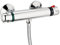 ENKI, Luna, T30, Wall Mounted, Valve 1/2 Outlet, Thermostatic Shower Mixer Bar for Bathrooms, Chrome Modern Mixer Tap Style