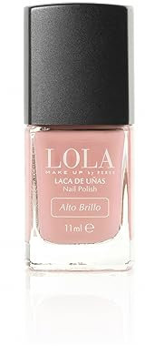 Lola Make Up by Perse Nail Polish Quick Dry Instant Gloss Ultra Long Lasting High Shine Finish Nail Paint for Women, Vegan and Cruelty-Free Cosmetic, Delicate Peach (026), 11ml