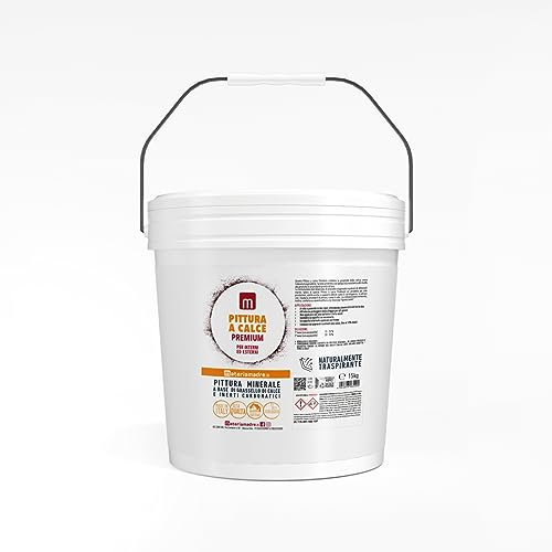 Materiamadre PITTURA A CALCE PREMIUM PER INTERNI ED ESTERNI SECCHIO 15 KG