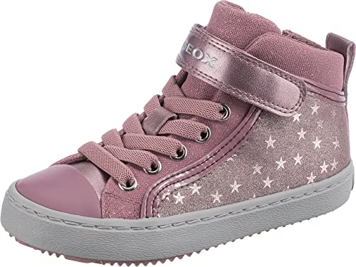 Geox Fille J Kalispera Girl I Sneakers, Dk Pink, 28 EU