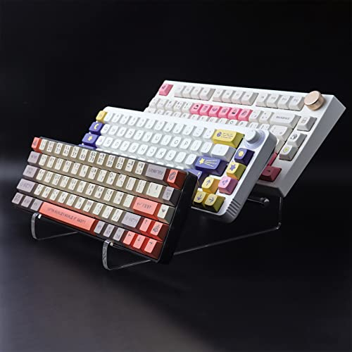 Hyekit 3-stöckiger mechanischer Tastatur-Display-Ständer – Transparenter superdicker Acrylrahmenhalter – Gaming-Tastaturplattenhalter