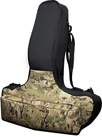 Alephnull Weiche Armbrusttasche für die Outdoor-Jagd Gepolsterte Armbrust-Aufbewahrungstasche in T-Shirt-Form Taktischer Armbrust-Rucksack für Armbrüste mit Zielfernrohr