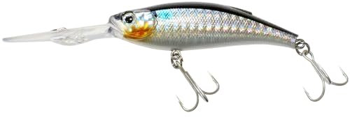 SEABUZZ Wobbler für Hecht & Zander & Lachs 11,5g 75mm Flachläufer 3-3,5m Deep Runner - 2 Drillingshaken Angelköder - Raubfisch Angeln Köder - Kunstköder - Hechtköder - Fishing Lures – Fischköder (06)