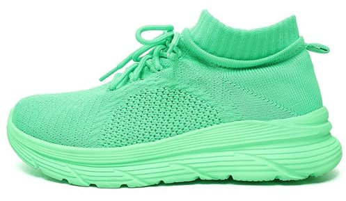 SRZYMJ Schuhe Herren Grün Sneaker High Herren Damen Arbeitsschuhe Arbeitssicherheitsschuhe Damen Running-Schuhe Pantoffeln Herren Hausschuhe Gefüttert Damen Damen Stiefel Plüsch Hausschuhe Herren 42