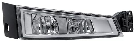 LONGLING Ersatz 24V Nebelscheinwerfer Rechts mit Kurvenlicht Chrom für Volvo Lkw FH FM II 2012-2020