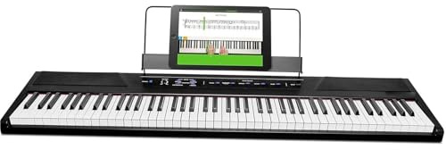 Electronic Keyboard Piano 88 Key Digital Piano Keyboard With Semi Weighted Keys With Speakers