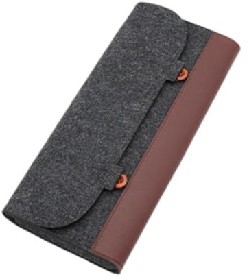 LeeQinersw Custodia per Tastiera per PC Custodia per Viaggi di Viaggio Resistente all'Acqua Elegante Shock borsetto per tastiere per tastiere meccaniche, 37x17 Cm