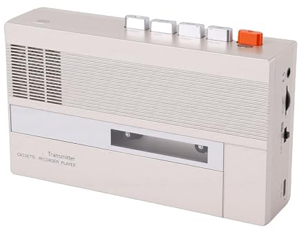 Oreilet Cassette Player, Cassette to Digital Converter with Built in Speaker, for Playing Vintage Collections and Recording New Sound