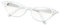 Bristol Novelty BA142W Brille im Stil der 50er, Weiß, Damen, Einheitsgröße