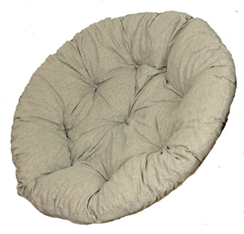 Rattani - Polster für Papasansessel, Ersatzpolster Papasan D 90 cm, Fb. dunkel grau, Made in EU !