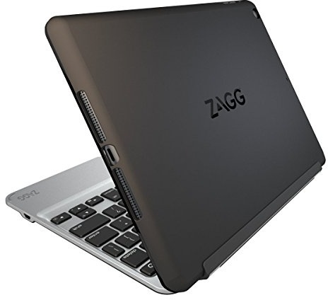 ZAGG Slim Book Ultrathin Case, Hinged with Detachable Backlit Keyboard for iPad Air 2 ONLY- Black