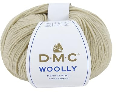 DMC Woolly Merino Yarn, Colour (111), Beige, 50g