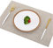 Addfun®Tischsets, Prämie Waschbar Hoch Qualität rutschfest Isolierung PVC Tischsets für Esstisch(Beige, 6er Set)