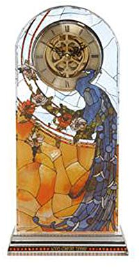 Goebel Pfau - Tischuhr Artis Orbis Louis Comfort Tiffany