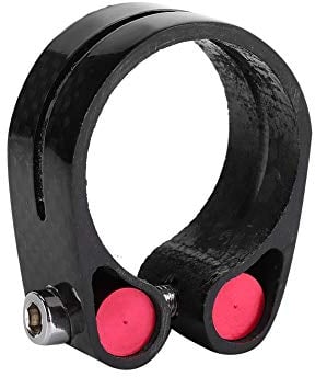 Bicycle Seat Tube Clip, Quick Release Saddle Clamp 35mm Aluminium Alloy Tube Clip