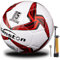 Senston Fussball Ball mit pumpe, Training Freizeitbälle für Fußball, Größe 5