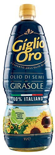 GIGLIO ORO Olio Di Semi Di Girasole,100% Italiano ,1 X 1000 ml