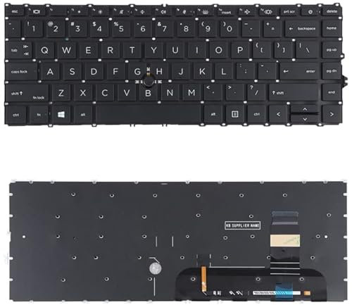 Cambiar el Teclado para HP EliteBook 840 G7 G8 745 G7 TEQUISO DE Versión Estadounidense con luz de Fondo Cambiar el Teclado