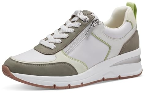 Tamaris Damen Sneaker Low Vegan; SAGE COMBINED/grün; 38