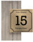 Numero Civico Esterno Personalizzato in Alluminio, Made in Italy - Targa Personalizzabile con Via, Numero Civico e Comune - Protezione al Raggi UV e Antiruggine (15 x 15 cm, ORO SPAZZOLATO)