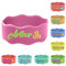 1 Pcs Personalised Water Bottle Labels, Reusable Bottle Name Bands, Daycare Labels with Name, Washable Bottle Tag, Elastic Silicone Sippy Cup Strap