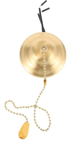 ARTIBETTER Interrupteur à Tirette 10a Doré Pour Luminaire Silencieux Et Solide Installation Facile Accessoire De Plafond 30cm Pour Salle De Bain Et Intérieur