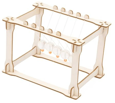 BESTonZON Diy Cradle Kit 1 Set of Scientific Experiment Toy for Boys and Girls Cradle Pendulum Balls Physics Educational Toys for Boys and Girls Assembly Instructions