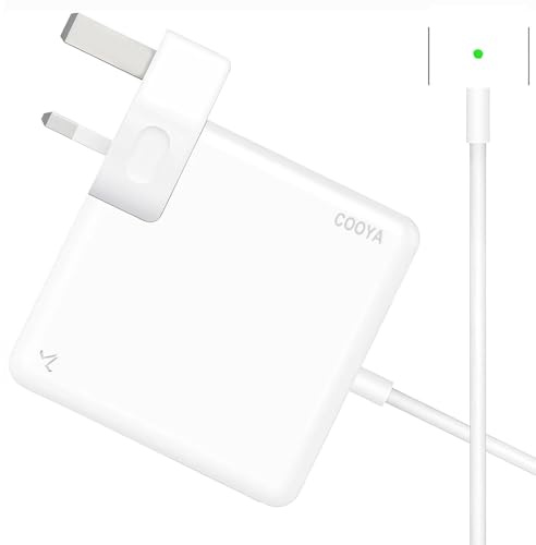 COOYA 45W T-Tip Charger/Power Adapter for MacBook Air 11 & 13 Inch (2012-2017), Fast Charging & Overheat Protection, Universal Laptop Charger Compatible with A1435, A1436, A1465, A1466 Models