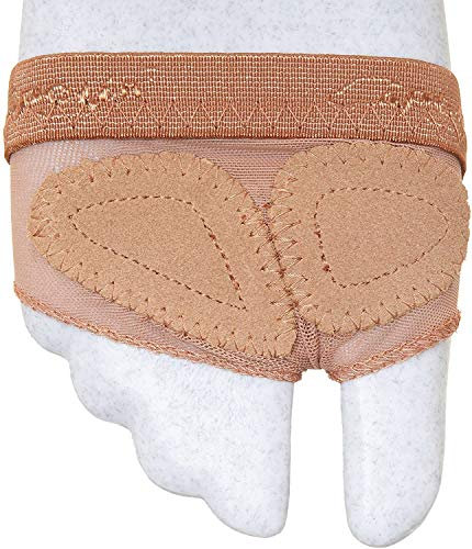 Capezio Barely There footUndeez Ballet Shoes, Flexible Padded Ballet Shoe For The Appearance Of Dancing Barefoot, Supportive Ballet Dance Shoes For Barefoot Performances - Light Sun, XL (Extra Large)