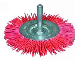 Nylon-Rundbürste 75mm Korn 80, Durchmesser mm: 75