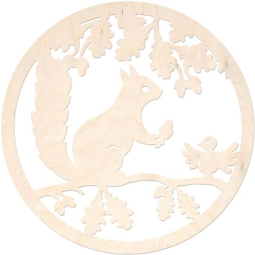 Ratags Fensterbild, Eichhörnchen