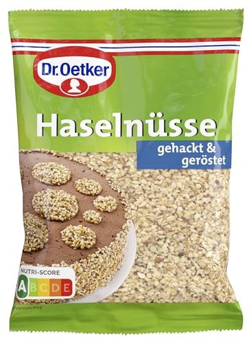 Dr. Oetker Haselnüsse gehackt, 5 x 100 g Beutel